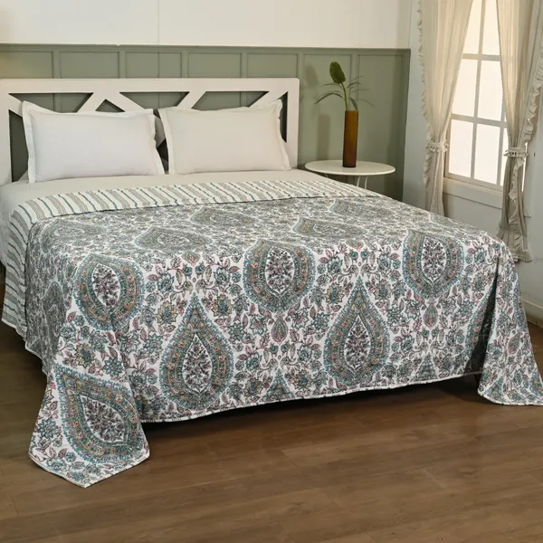 Dohar_Percale_Cotton_King_Size_Bedsheet