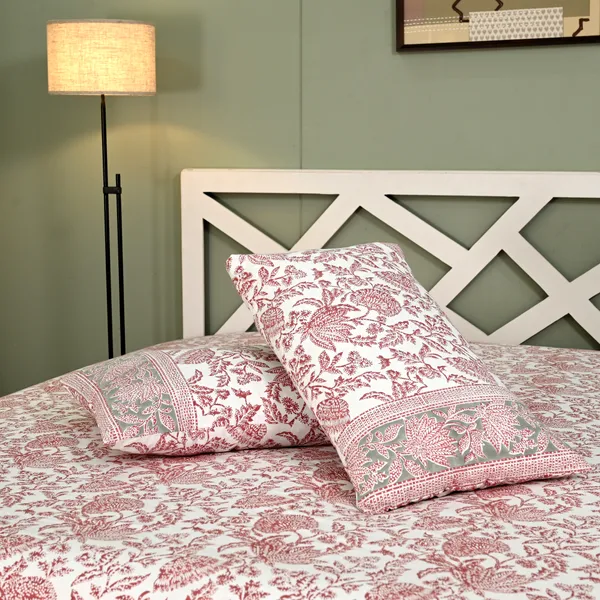 Percale_Cotton_Block_Print_Pink_King_Size_Bedsheet