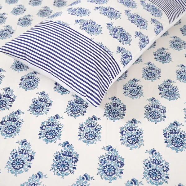 Block_Print_Percale_Cotton_King_Size_Bedsheet
