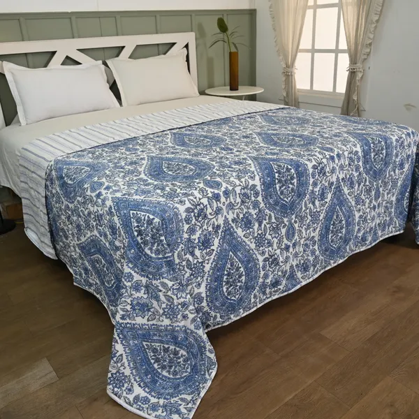 Dohar_Percale_Cotton_King_Size_Bedsheet