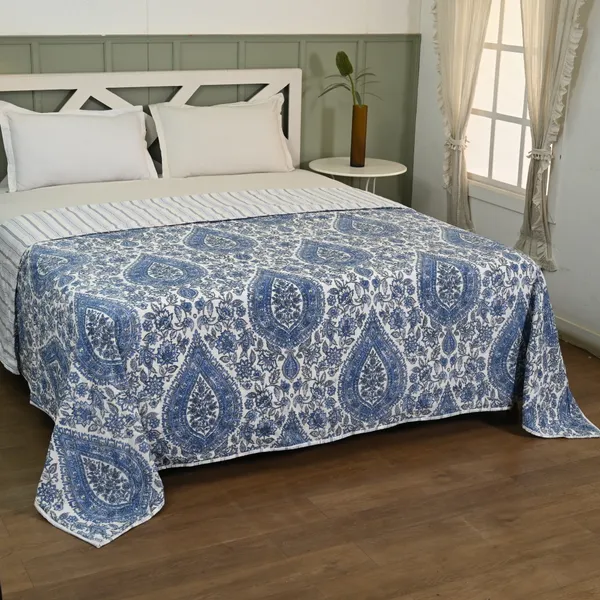 Dohar_Percale_Cotton_King_Size_Bedsheet