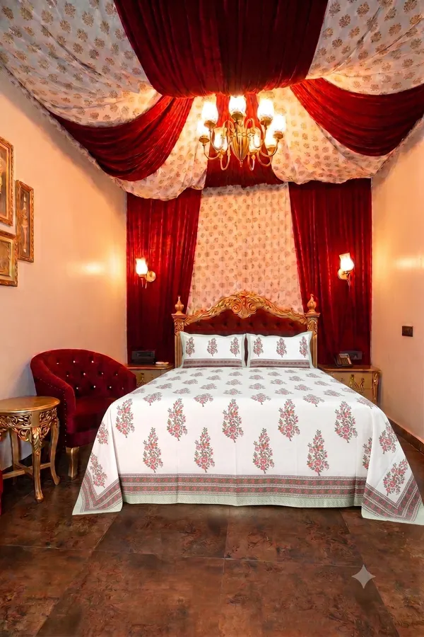 Block_Print_Percale_Cotton_King_Size_Bedsheet