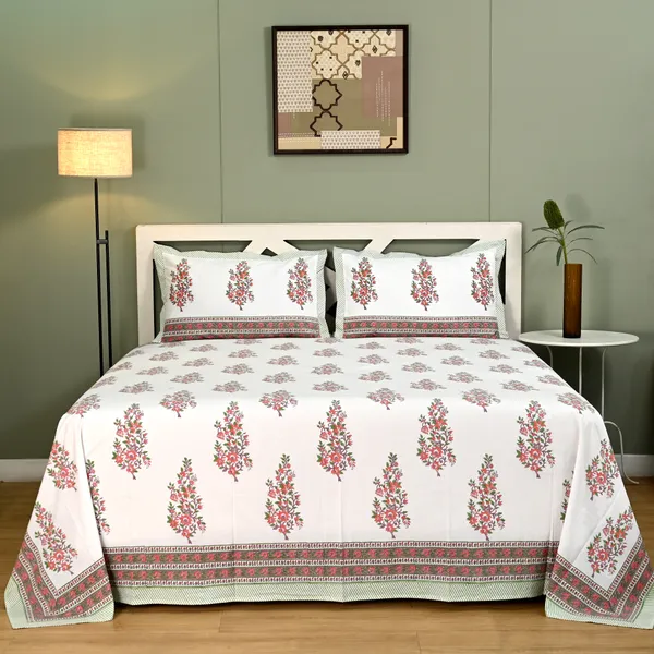 Block_Print_Percale_Cotton_King_Size_Bedsheet