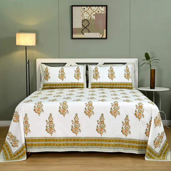 Block_Print_Percale_Cotton_King_Size_Bedsheet