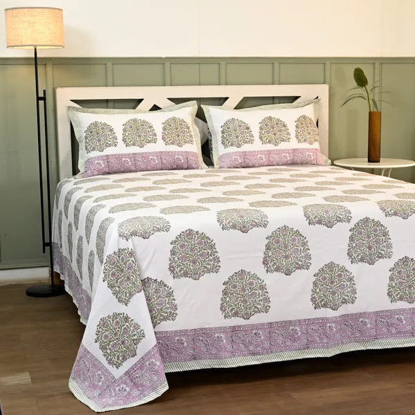 Block_Print_Percale_Cotton_King_Size_Bedsheet