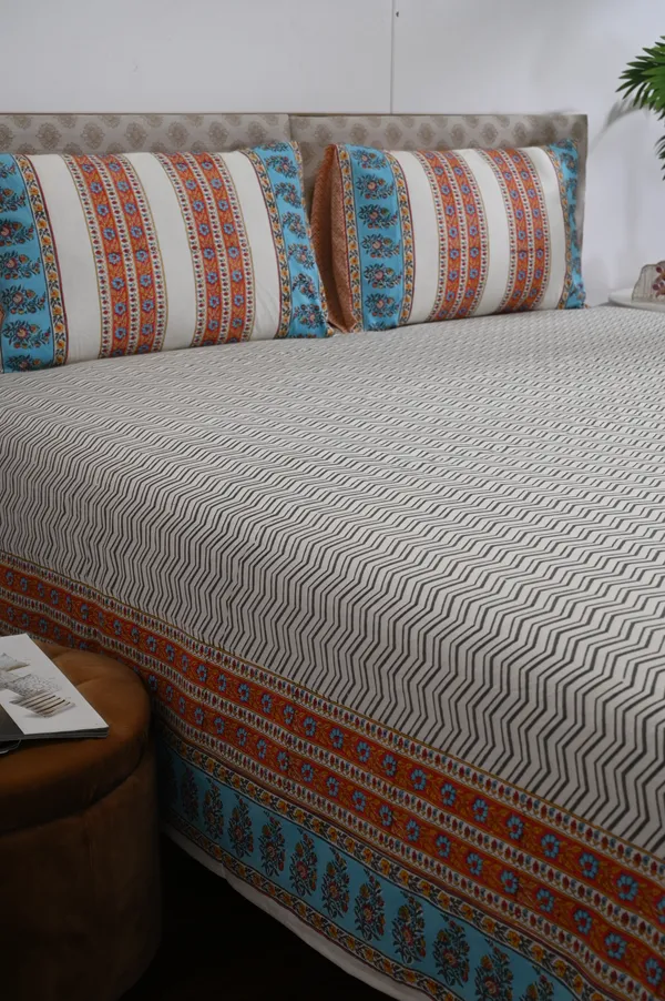 Block_Print_Percale_Cotton_King_Size_Bedsheet