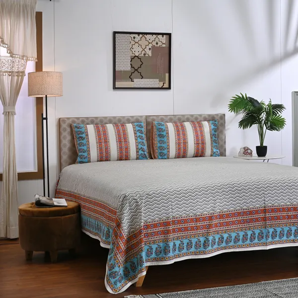 Block_Print_Percale_Cotton_King_Size_Bedsheet