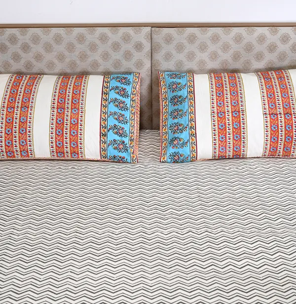 Block_Print_Percale_Cotton_King_Size_Bedsheet