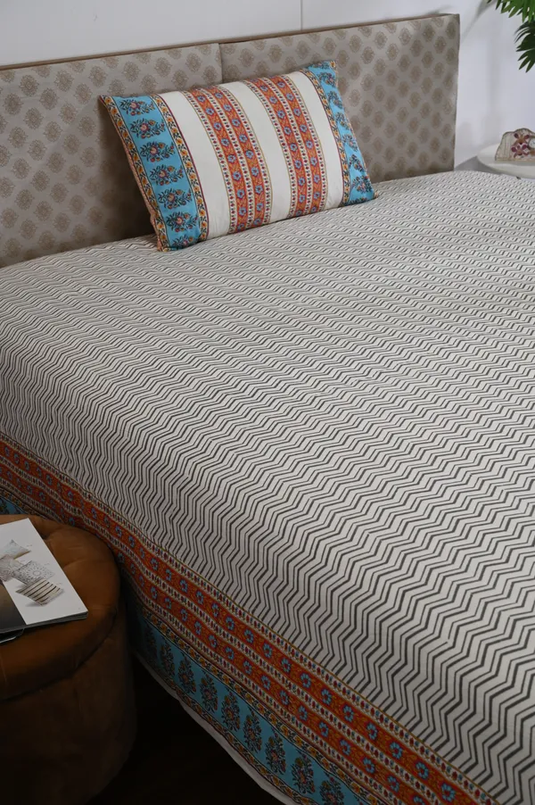 Block_Print_Percale_Cotton_King_Size_Bedsheet