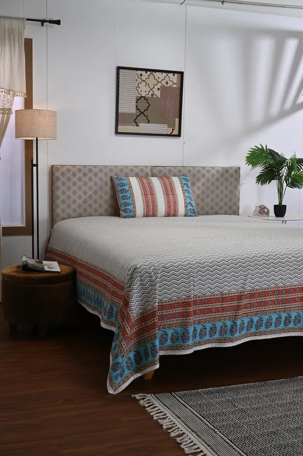Block_Print_Percale_Cotton_King_Size_Bedsheet