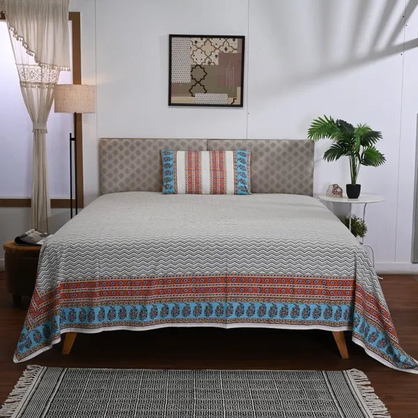 Block_Print_Percale_Cotton_King_Size_Bedsheet