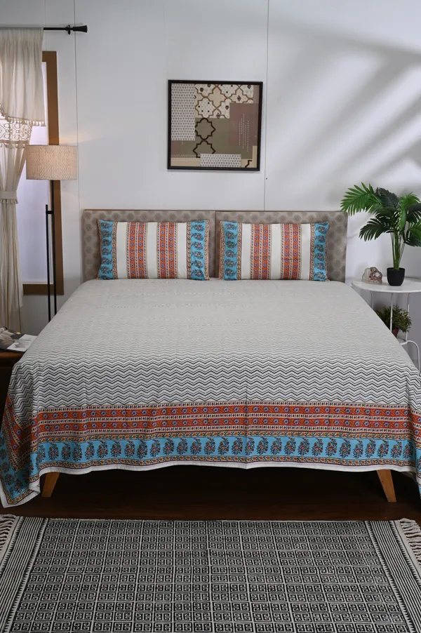 Block_Print_Percale_Cotton_King_Size_Bedsheet