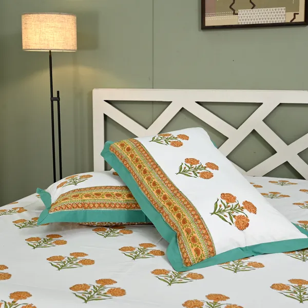 Block_Print_Percale_Cotton_King_Size_Bedsheet