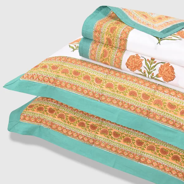 Block_Print_Percale_Cotton_King_Size_Bedsheet