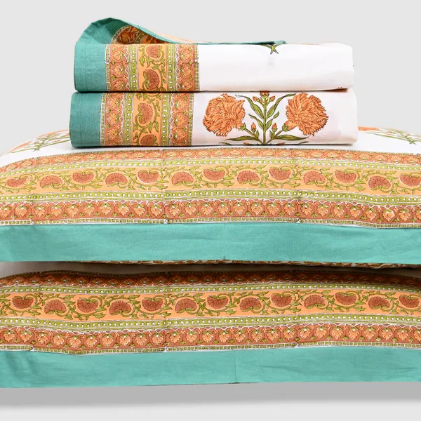 Block_Print_Percale_Cotton_King_Size_Bedsheet
