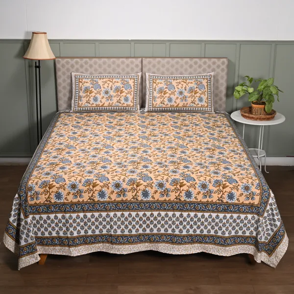 Percale_Cotton_200Tc_King_Size_Bedsheet