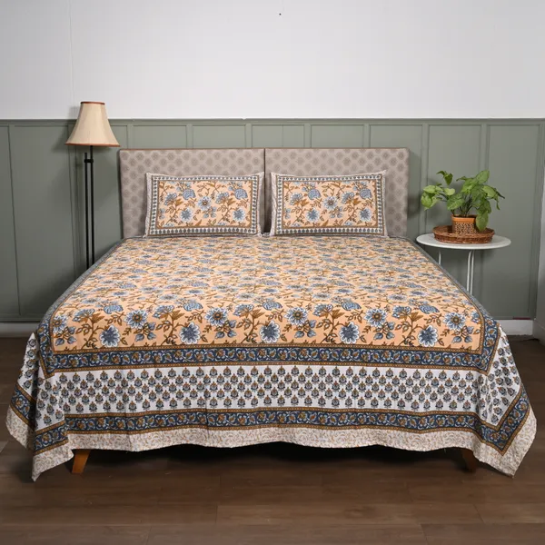 Percale_Cotton_200Tc_King_Size_Bedsheet