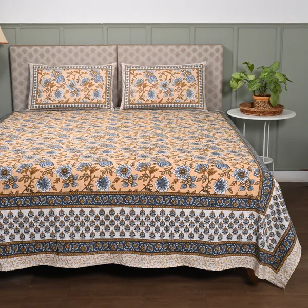 Percale_Cotton_200Tc_King_Size_Bedsheet