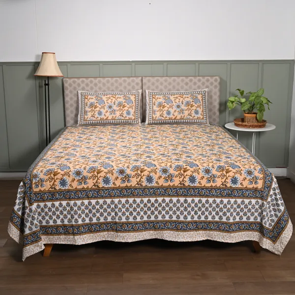 Percale_Cotton_200Tc_King_Size_Bedsheet