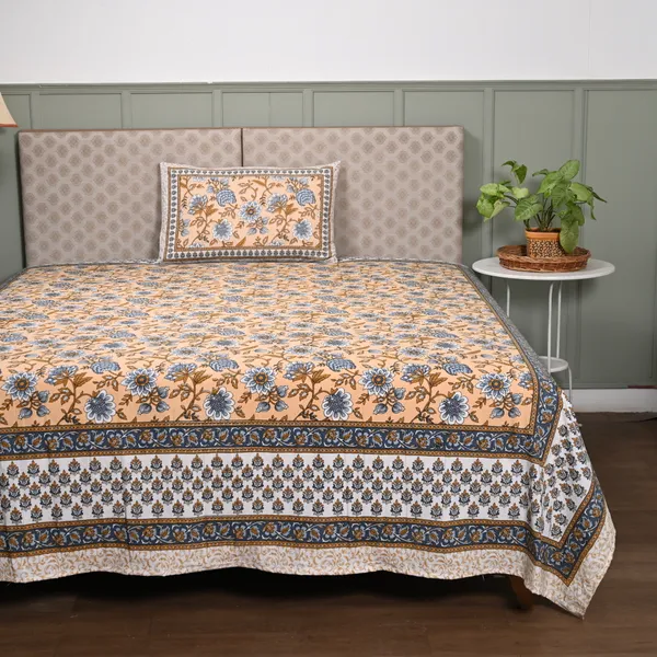 Percale_Cotton_200Tc_King_Size_Bedsheet