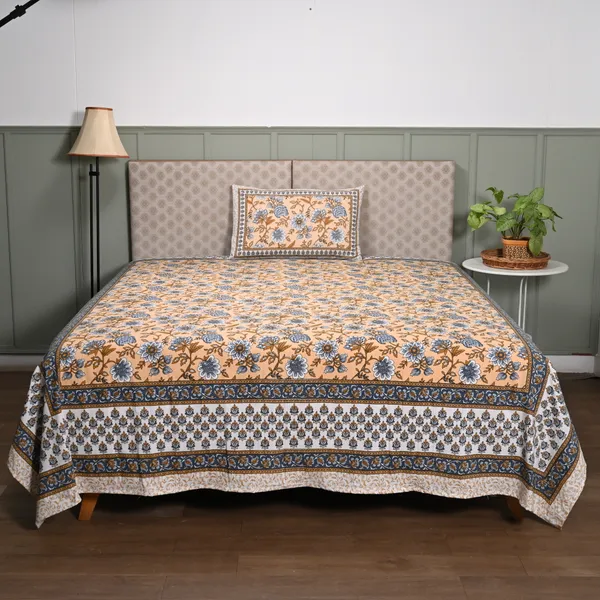 Percale_Cotton_200Tc_King_Size_Bedsheet