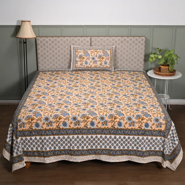Percale_Cotton_200Tc_King_Size_Bedsheet