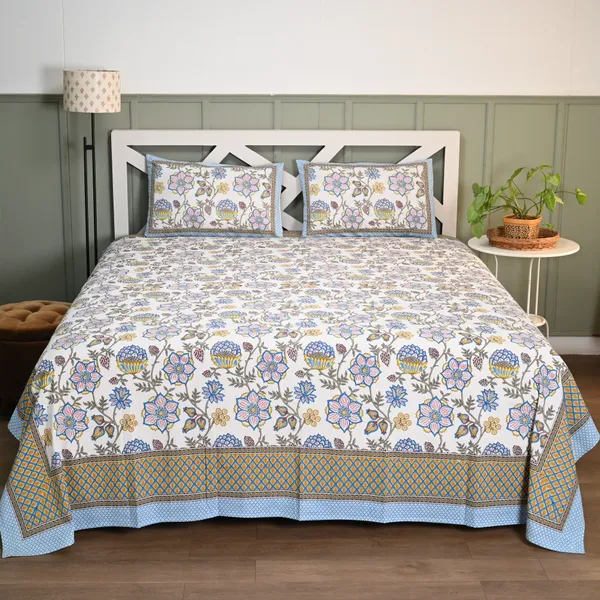 Percale_Cotton_200Tc_King_Size_Bedsheet