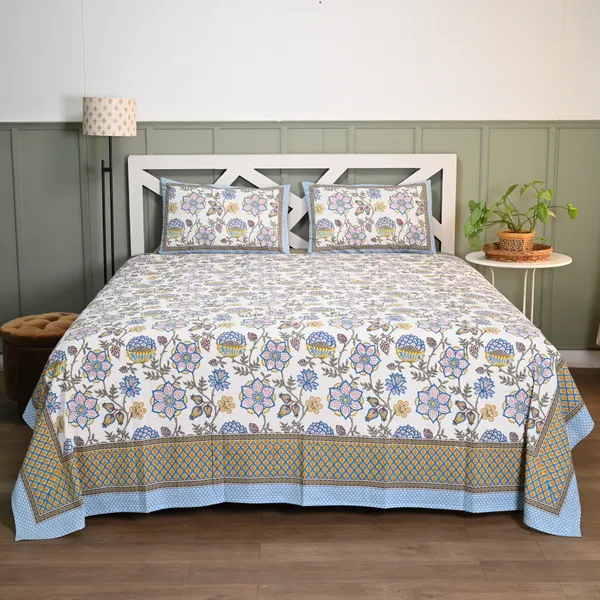 Percale_Cotton_200Tc_King_Size_Bedsheet