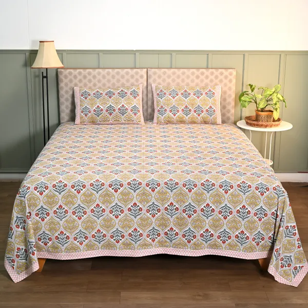 Percale_Cotton_200Tc_King_Size_Bedsheet