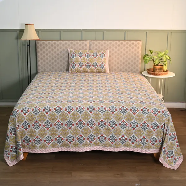 Percale_Cotton_200Tc_King_Size_Bedsheet