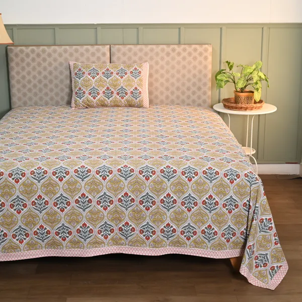 Percale_Cotton_200Tc_King_Size_Bedsheet
