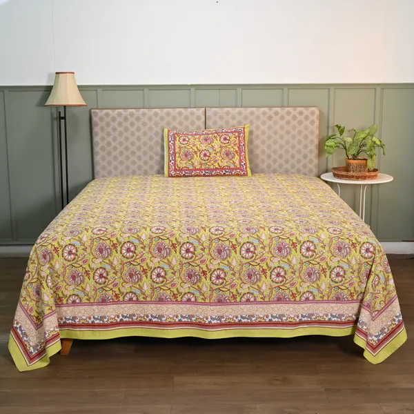 Percale_Cotton_200Tc_King_Size_Bedsheet
