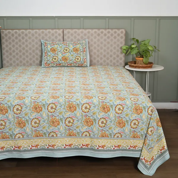 Percale_Cotton_200Tc_King_Size_Bedsheet