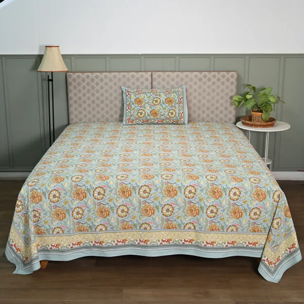 Percale_Cotton_200Tc_King_Size_Bedsheet