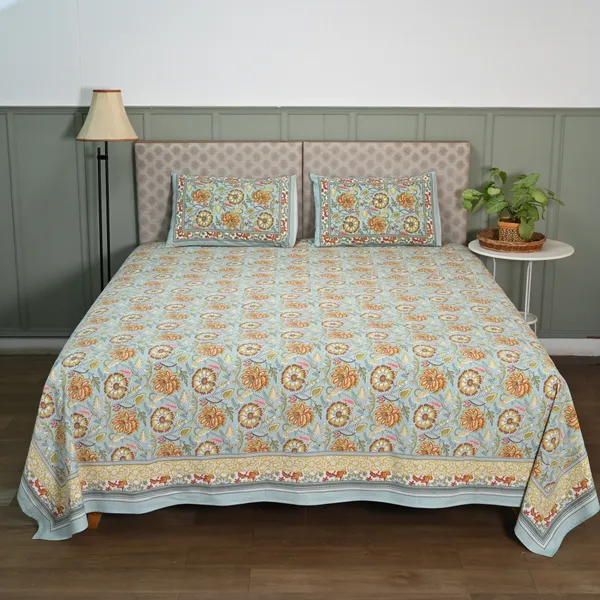 Percale_Cotton_200Tc_King_Size_Bedsheet