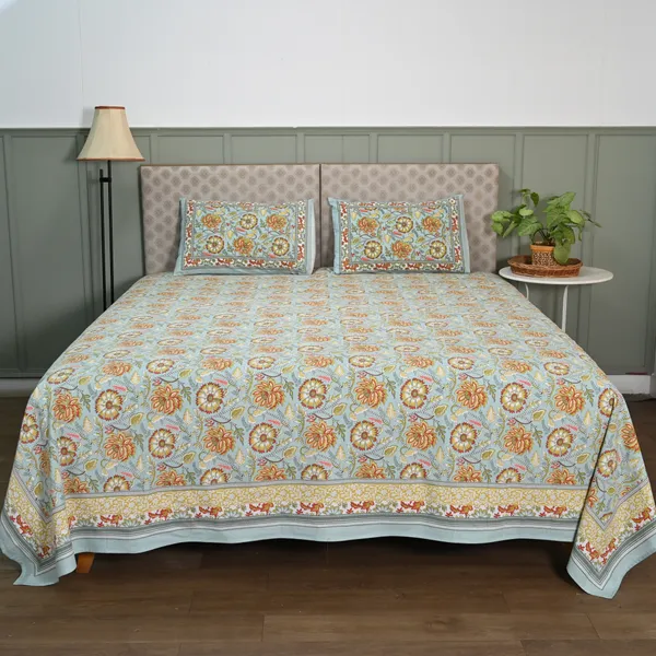 Percale_Cotton_200Tc_King_Size_Bedsheet