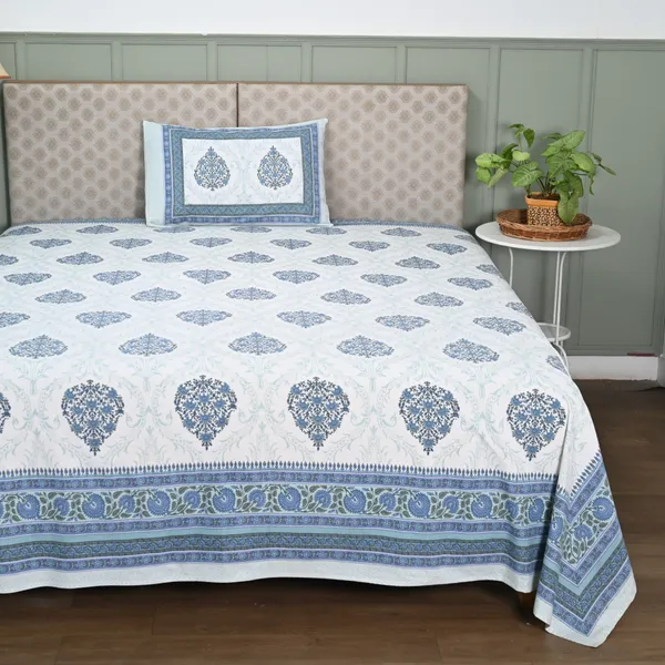 Percale_Cotton_200Tc_King_Size_Bedsheet