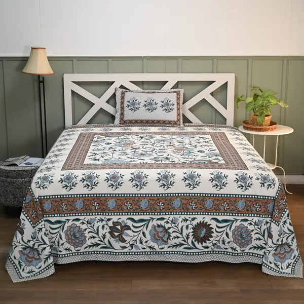 Percale_Cotton_200Tc_King_Size_Bedsheet