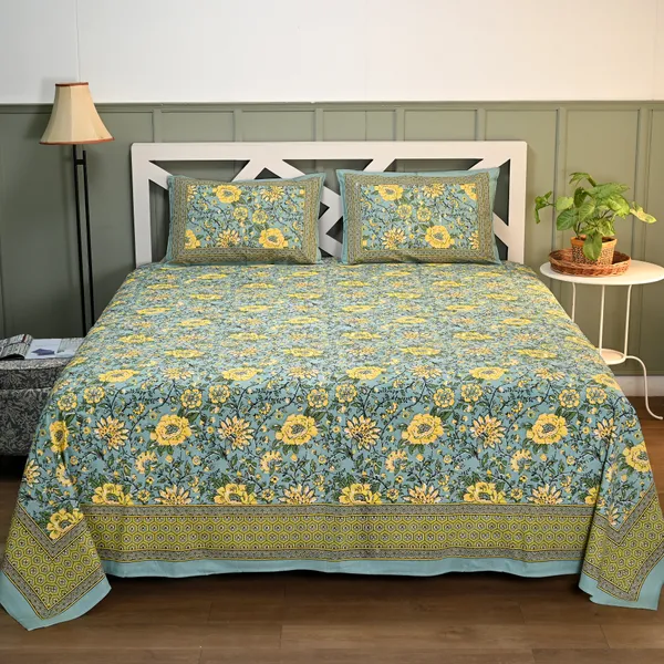 Percale_Cotton_200Tc_King_Size_Bedsheet