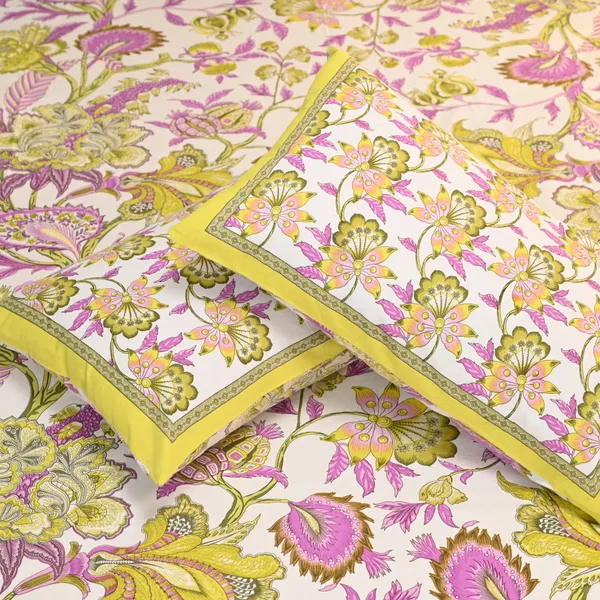 Percale_Cotton_200Tc_Multicolor_King_Size_Bedsheet