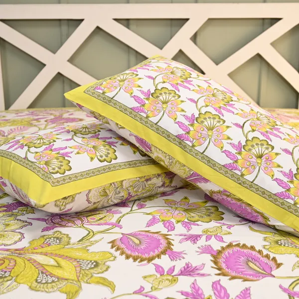 Percale_Cotton_200Tc_Multicolor_King_Size_Bedsheet