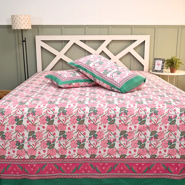 Percale_Cotton_200Tc_Multicolor_King_Size_Bedsheet