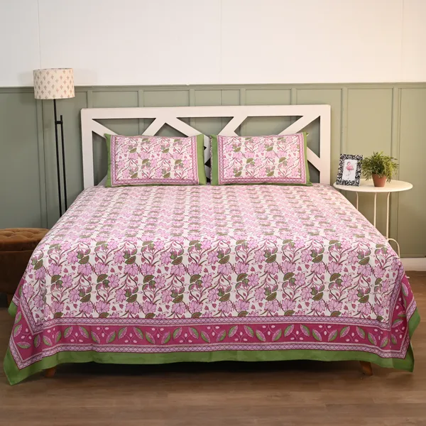 Percale_Cotton_200Tc_Multicolor_King_Size_Bedsheet