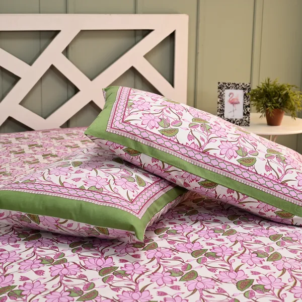 Percale_Cotton_200Tc_Multicolor_King_Size_Bedsheet