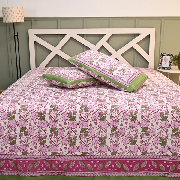 Percale_Cotton_200Tc_Multicolor_King_Size_Bedsheet