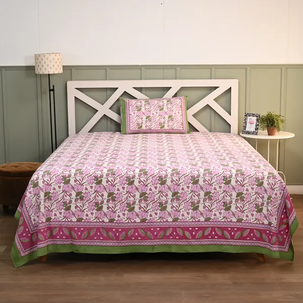 Percale_Cotton_200Tc_Multicolor_King_Size_Bedsheet