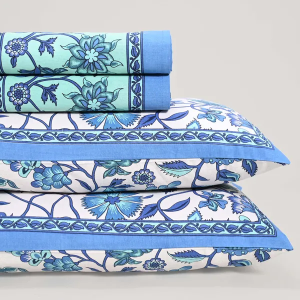 Percale_Cotton_200Tc_Multicolor_King_Size_Bedsheet