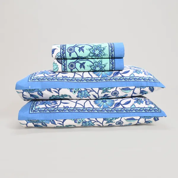 Percale_Cotton_200Tc_Multicolor_King_Size_Bedsheet