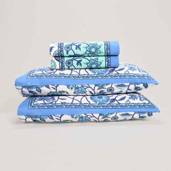 Percale_Cotton_200Tc_Multicolor_King_Size_Bedsheet