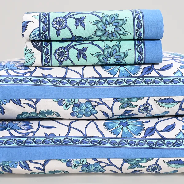 Percale_Cotton_200Tc_Multicolor_King_Size_Bedsheet